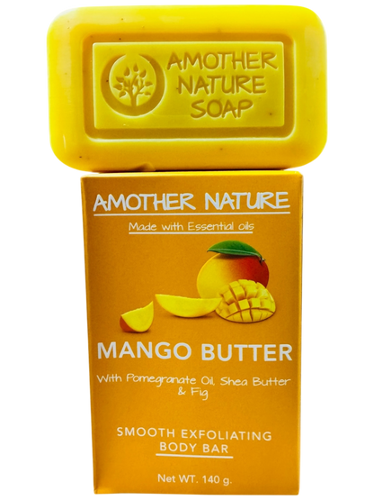 Mango Butter Soap -Smooth Exfoliating Body Bar
