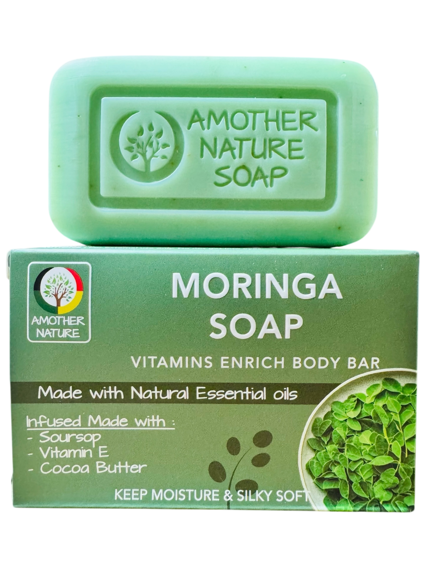 Moringa Soap -Vitamins Enrich Body Bar