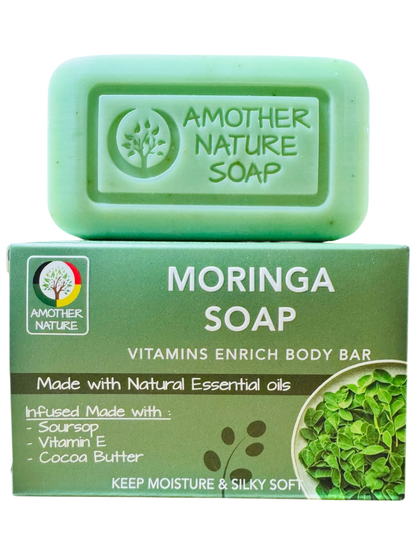 Moringa Soap -Vitamins Enrich Body Bar