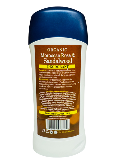 Moroccan Rose with Sandalwood Deodorant Organic