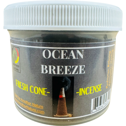Ocean Breeze Cone Incense = Fresh Hand Made