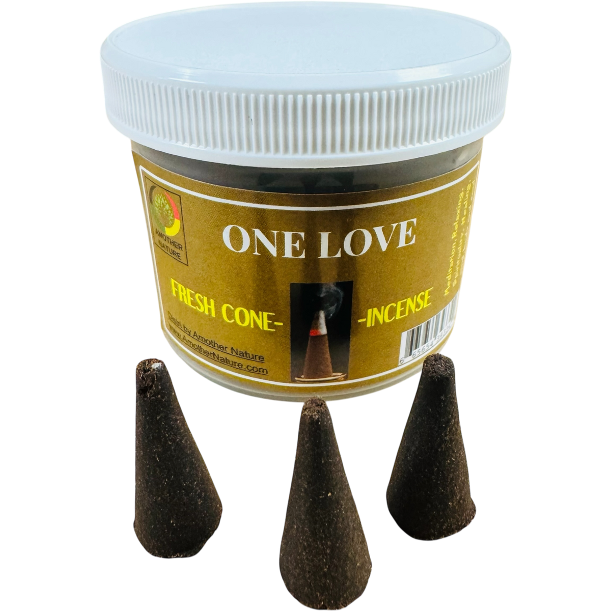 One Love Cone Incense - Fresh Hand Made