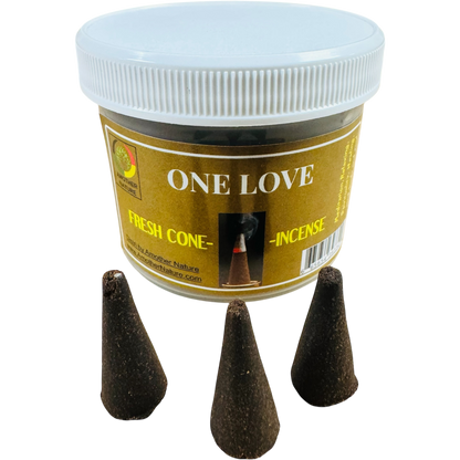 One Love Cone Incense - Fresh Hand Made