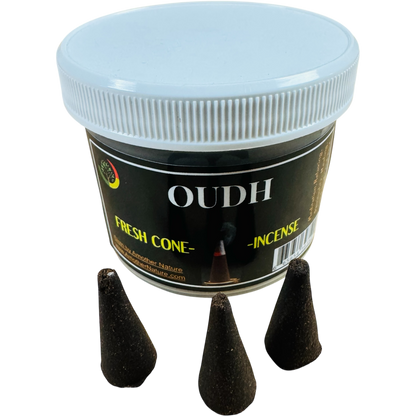 Oudh Cone Incense - Fresh Hand Made