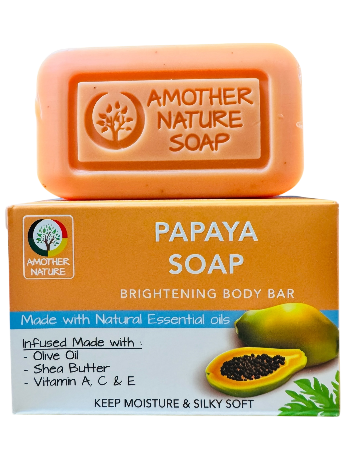 Papaya Soap -Brightening Body Bar