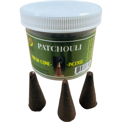 Patchouli Cone Incense - Fresh Hand Made