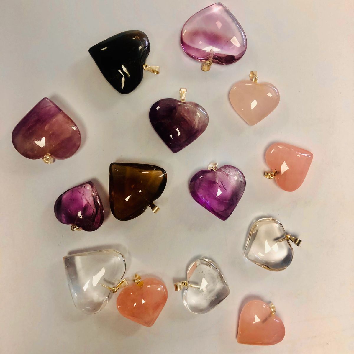 Pendants Hearts Mix
