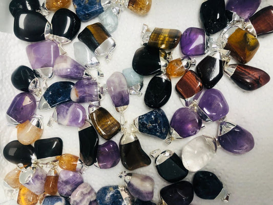 Pendants Tumbled Stone Mix
