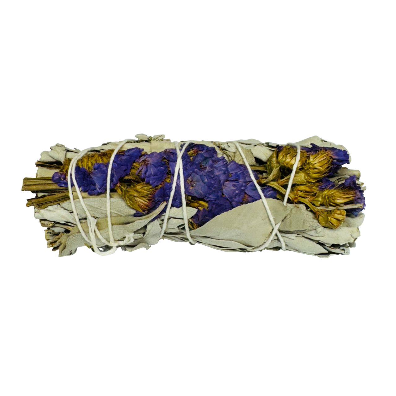 Purple Sinuata White Sage Smudge -(3 Pieces)