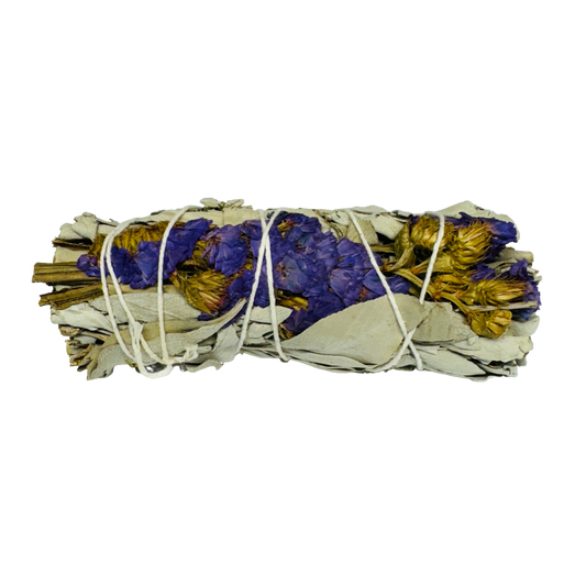 Purple Sinuata White Sage Smudge -(3 Pieces)
