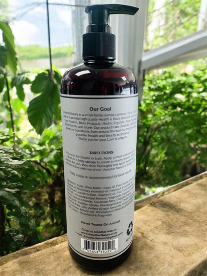 Sage & Rosemary -Body Wash Infuse with Palo Santo Oil & Patchouli Essential Oil