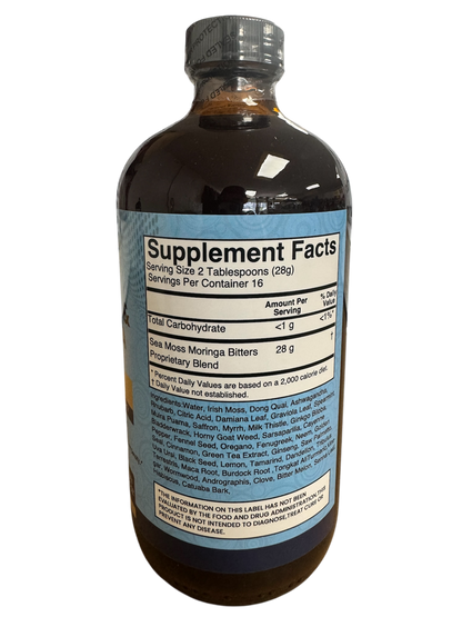 Sea Moss with Moringa Living Bitter Detox