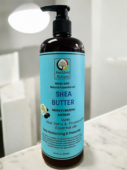 Shea Butter -Body Lotion Infuse with Aloe Vera & Frankincense Essential Oil