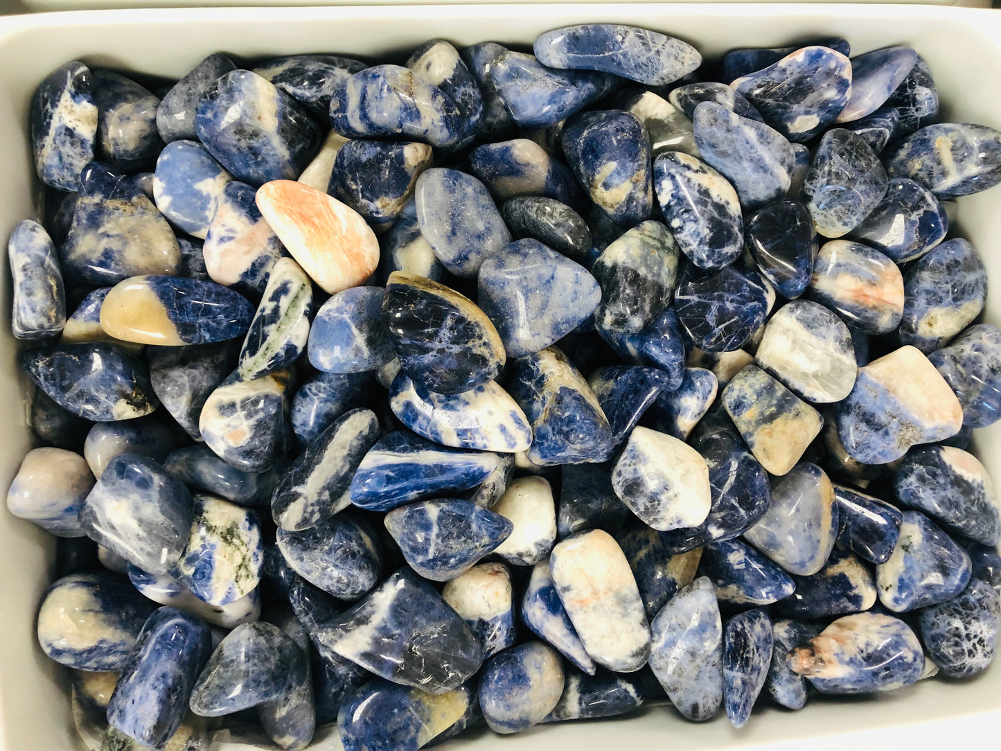 Sodalite -(3 Pieces Tumble Stone)