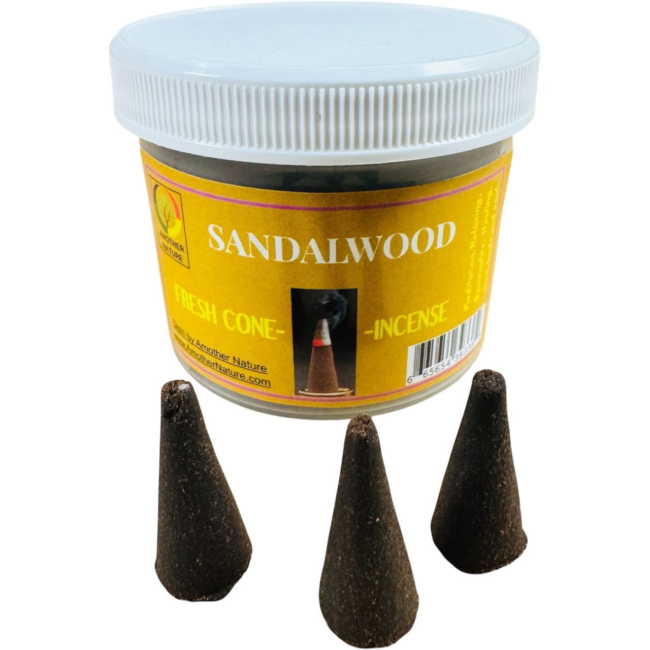 Sandalwood Cone Incense - Fresh Hand Made