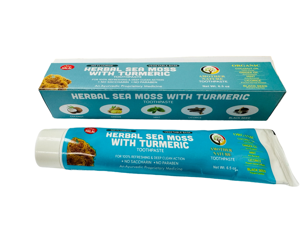 Herbal Sea Moss & Turmeric Toothpaste