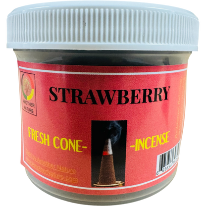 Strawberrry Cone Incense - Fresh Hand Made