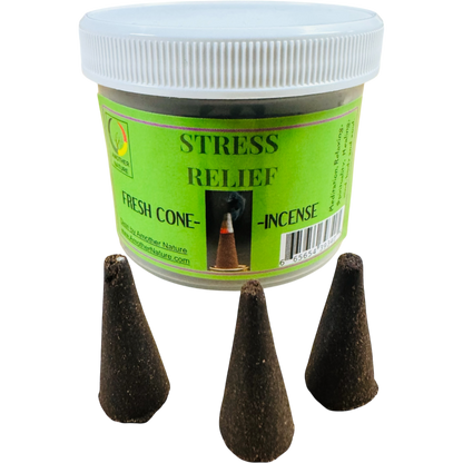 Stress Relief Cone Incense - Fresh Hand Made