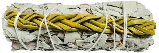 Sweet Grass White Sage Smudge -(3 Pieces)