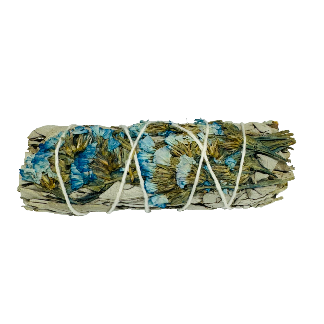 Turquoise White Sage Smudge -(3 Pieces)