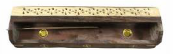 Traditional Incense Burner Coffin Box (Two Tone Color)