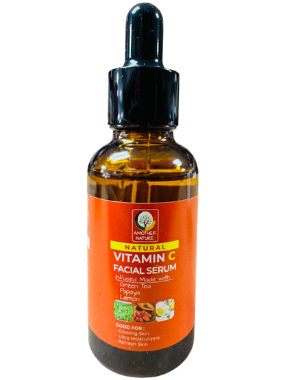 Vitamin C Facial Serum -Infuse with Green Tea, Lemon & Papaya