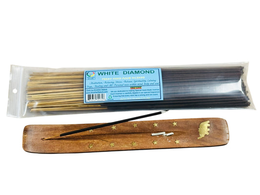 White Diamond Incense - Fresh Hand Made