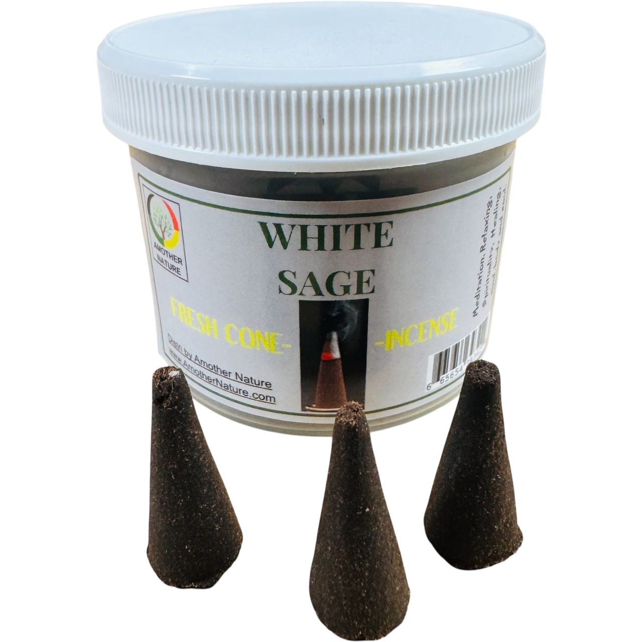 White Sage Cone Incense - Fresh Hand Made